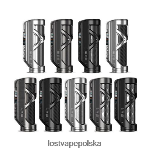 Lost Vape Cyborg mod zadań | 100w brąz/włókno węglowe J4L2R396 Lost Vape Review Polska